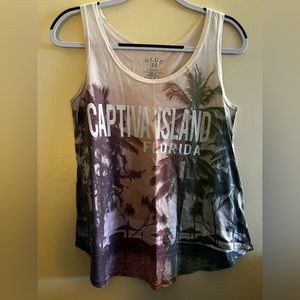 Captiva Island Tropical Tank Top